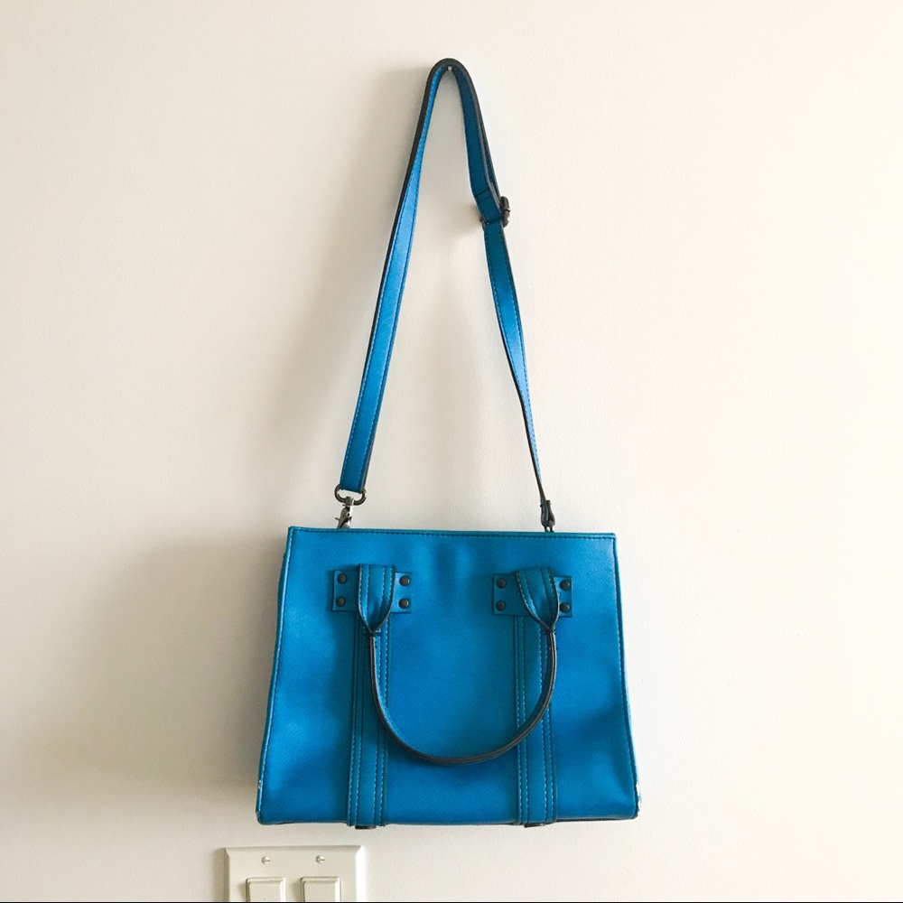Verdino Paris Cobalt Blue Purse Handbag Crossbody Bag